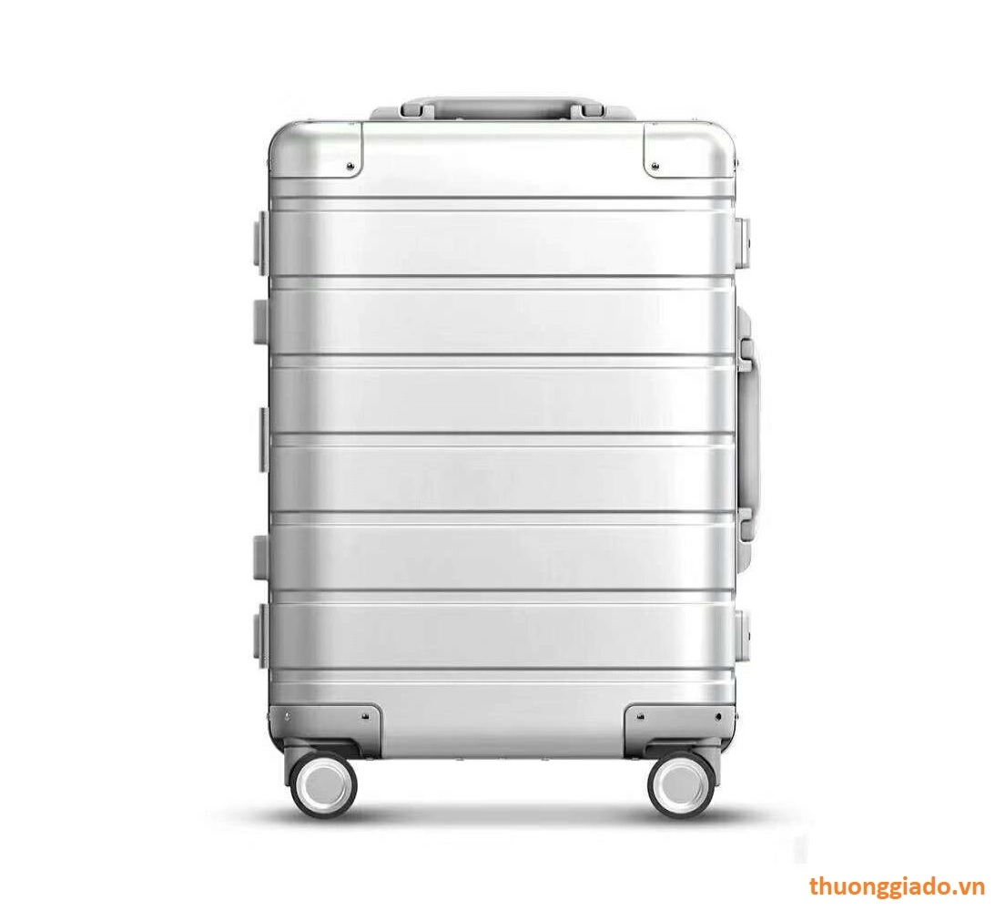 Vali nhôm Xiaomi 20 inch Metal Travel Suitcase màu trắng bạc